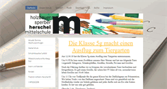 Desktop Screenshot of herschel-mittelschule.de